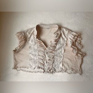 Coquette Doll Lace Croped Blouse